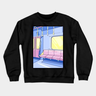 train aesthetic Crewneck Sweatshirt